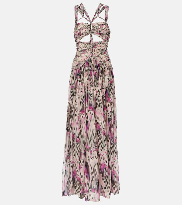 Isabel Marant Rafael printed silk maxi dress