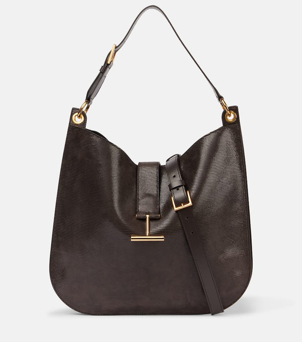 Tom Ford Tara Large embossed leather tote bag