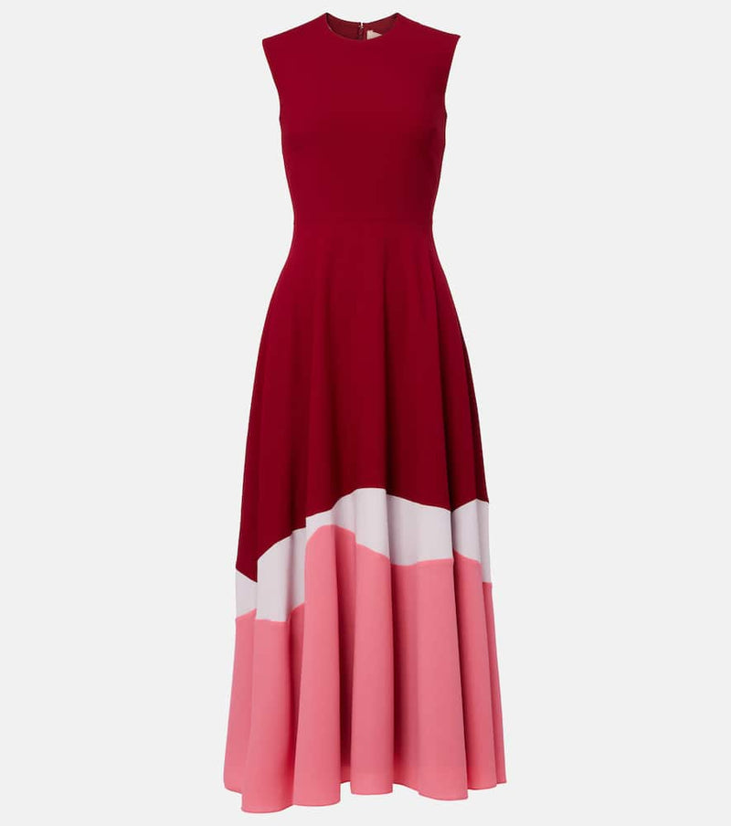 Roksanda Gradient crepe cocktail dress