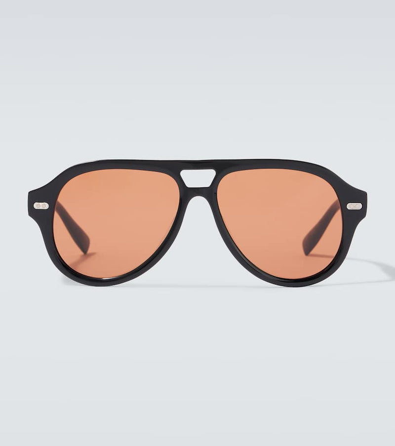 Brunello Cucinelli Paul Aviator Sunglasses Black