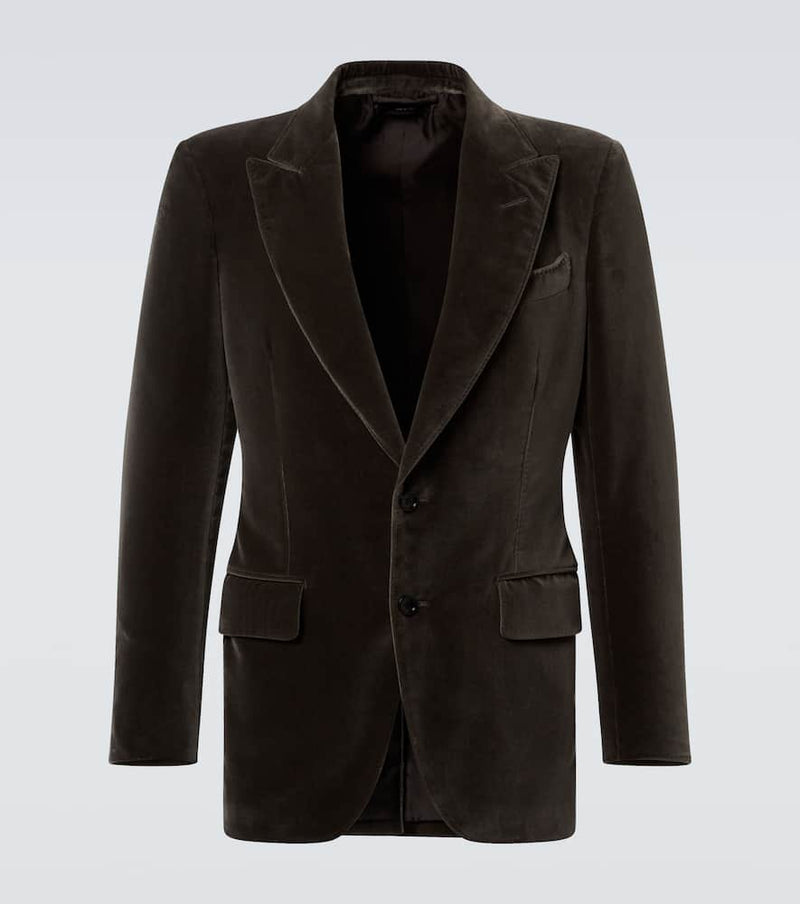 Tom Ford Dyllan cotton velvet blazer