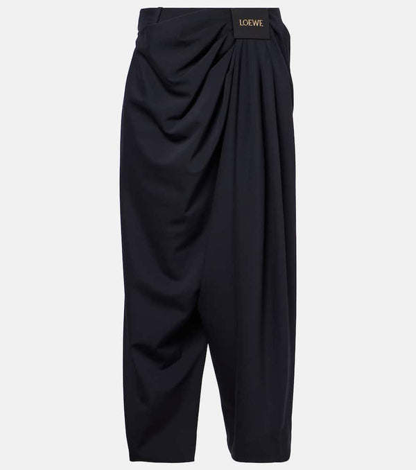 Loewe Draped wool pants