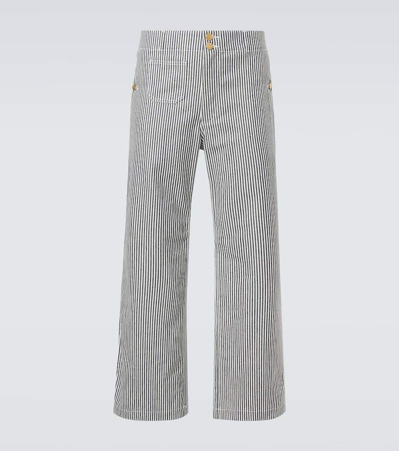 Junya Watanabe x Carhartt striped cotton straight pants