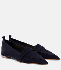 Malone Souliers Dora 10 suede loafers