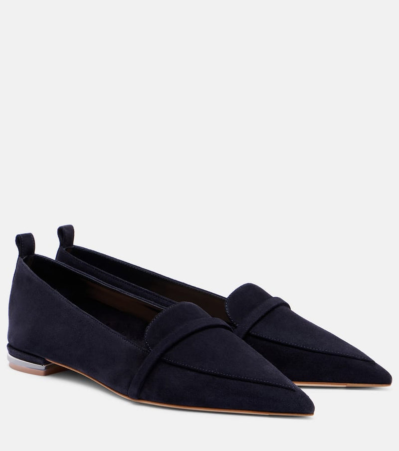 Malone Souliers Dora 10 suede loafers