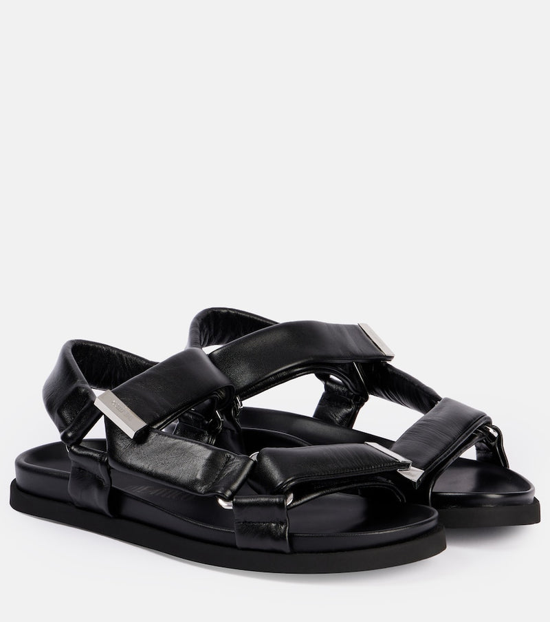 The Attico Salinas leather sandals