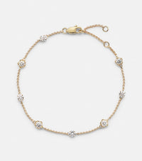 Stone and Strand Berkeley 14kt gold bracelet with diamonds