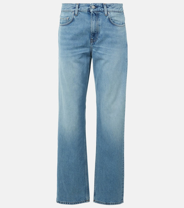 Toteme Faded low-rise straight jeans