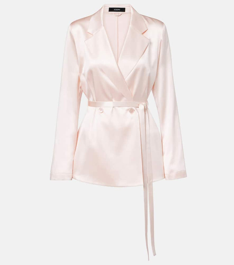 Joseph Joubert silk satin blazer