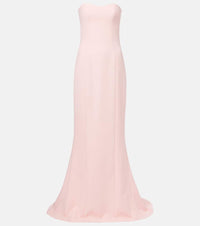 Safiyaa Trumpet crepe gown