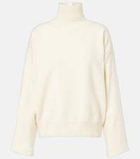 Jil Sander Wool and cotton-blend turtleneck sweater