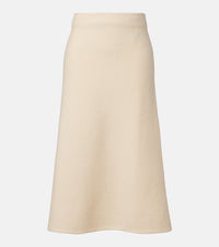 Jil Sander Wool midi skirt