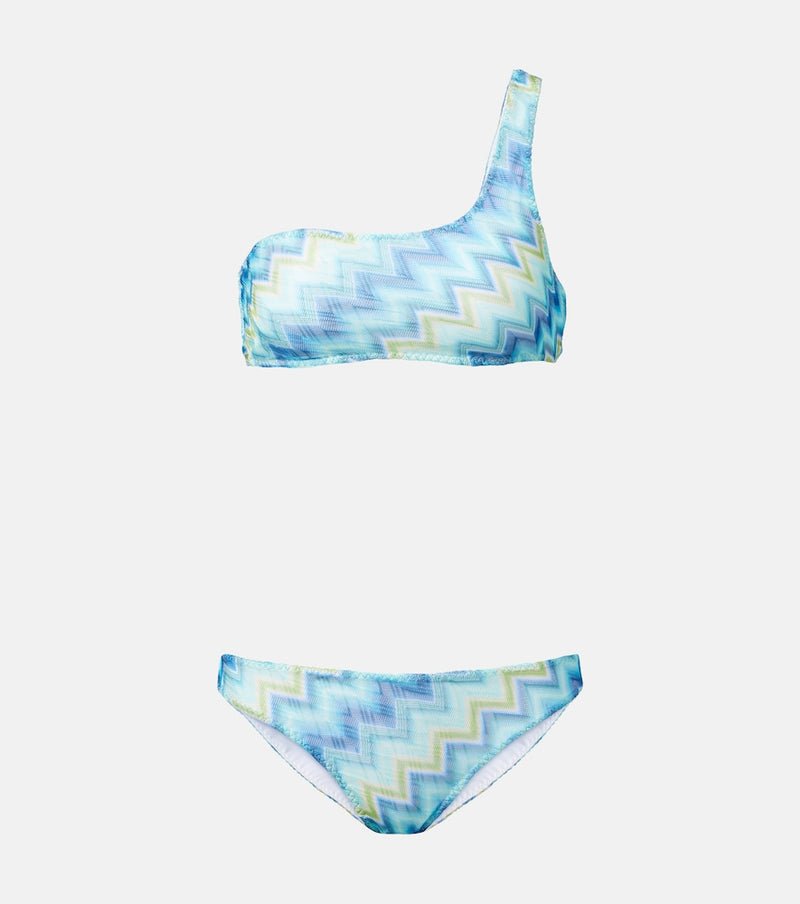 Missoni Zigzag one-shoulder bikini