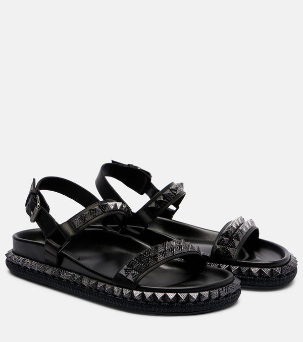 Christian Louboutin Pyrabizz spiked leather sandals