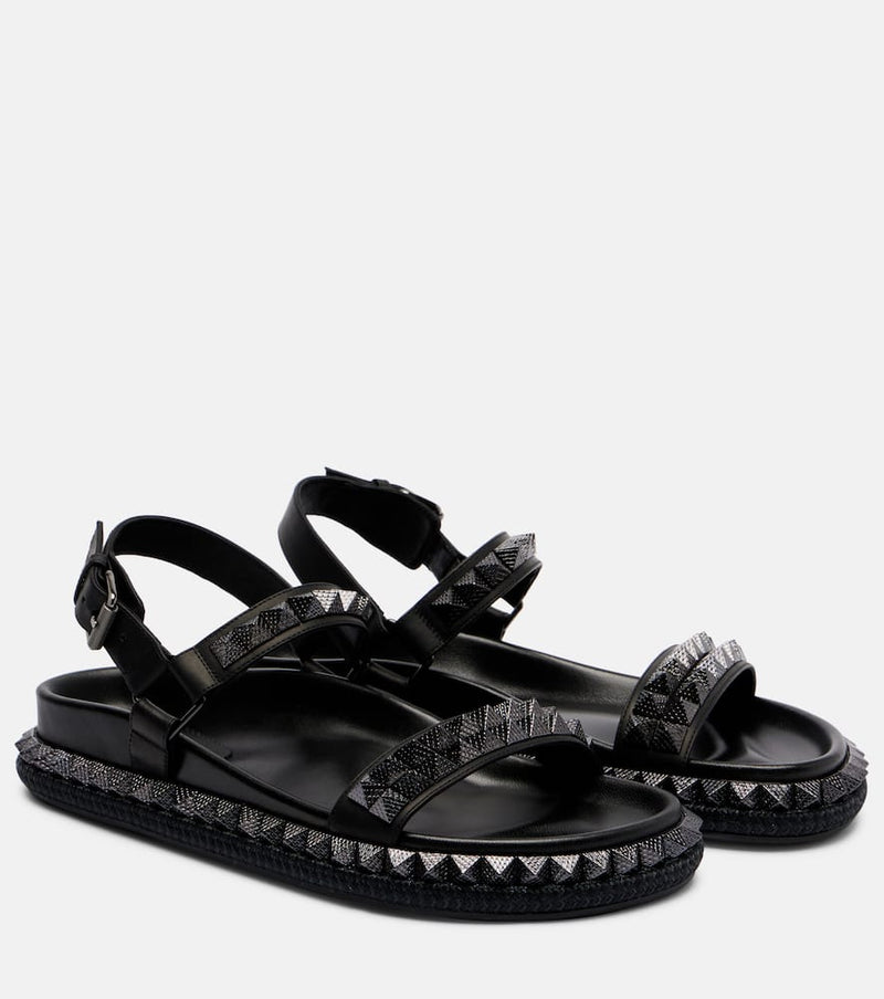 Christian Louboutin Pyrabizz spiked leather sandals