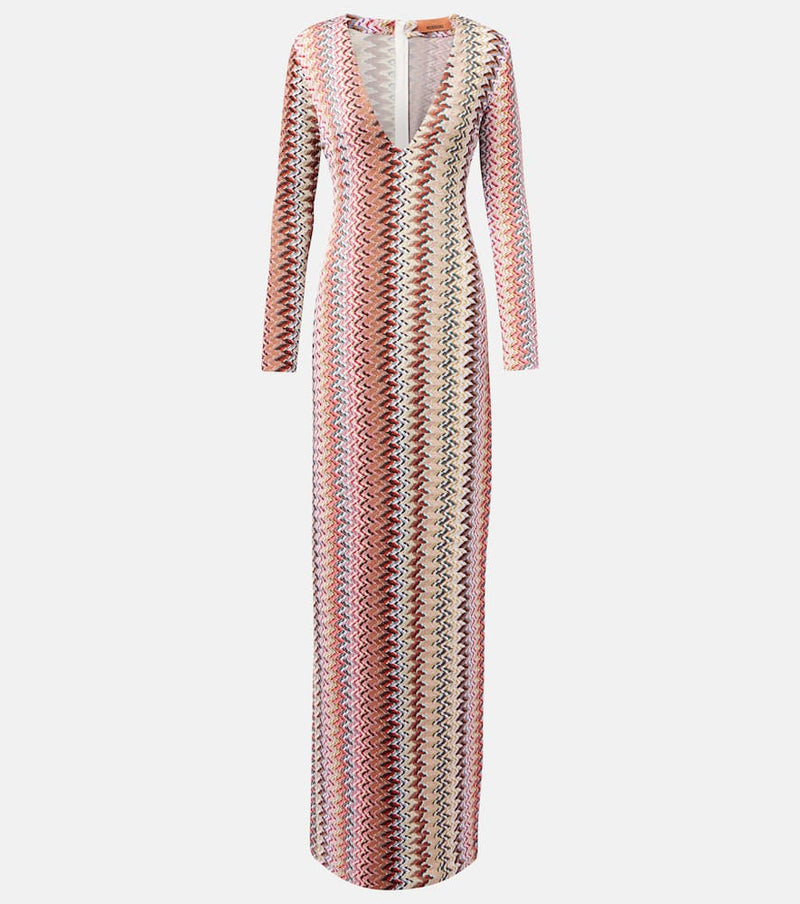 Missoni Zigzag lame gown
