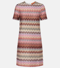 Missoni Zig Zag lame minidress