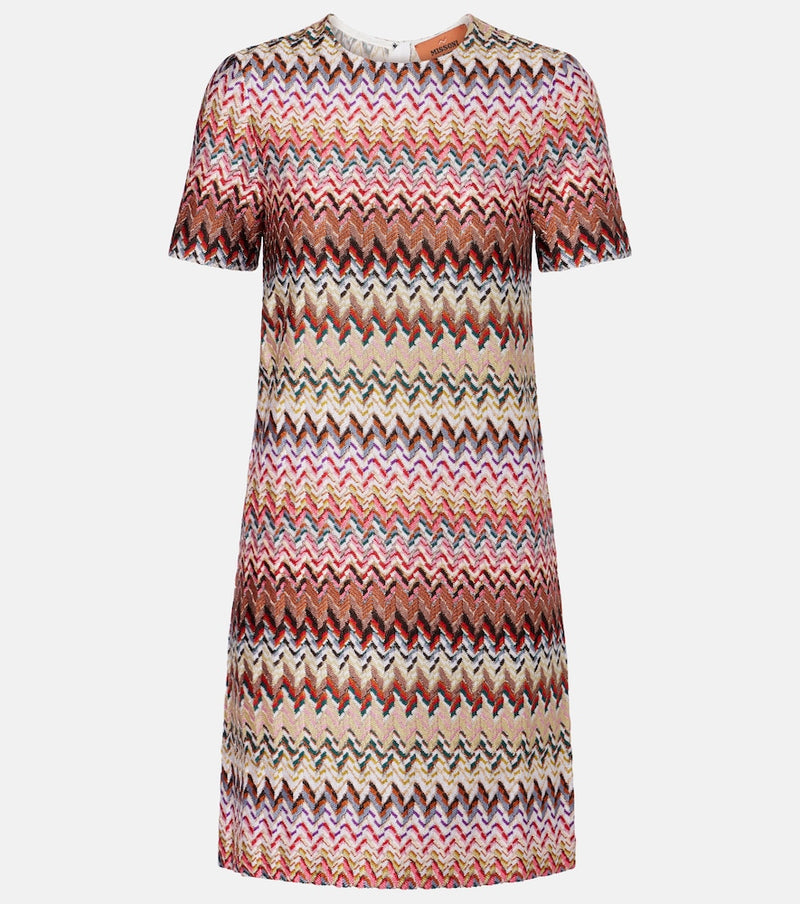 Missoni Zig Zag lame minidress