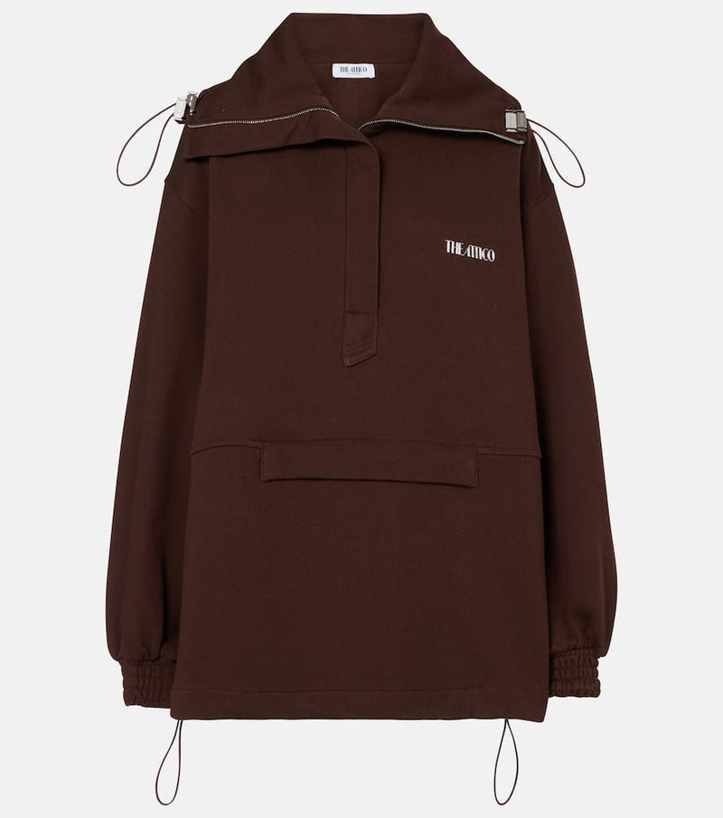 The Attico Cotton fleece sweatshirt