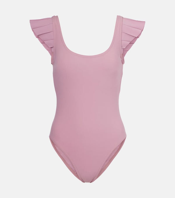Karla Colletto Alora ruffled swimsuit