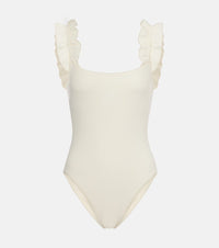 Karla Colletto Willow ruffled swimsuit