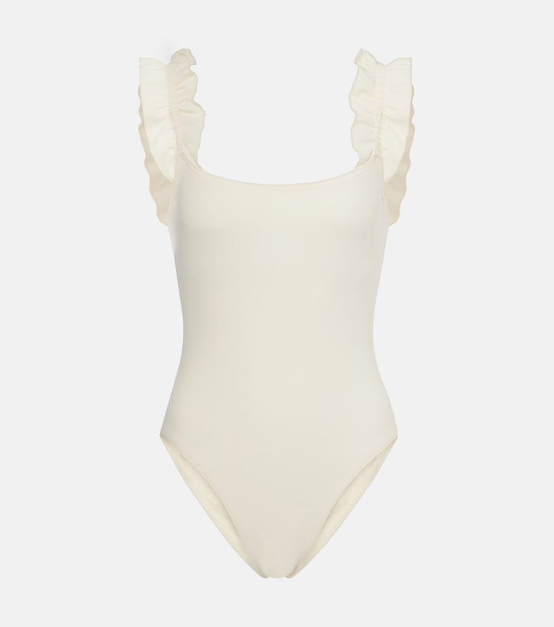 Karla Colletto Willow ruffled swimsuit