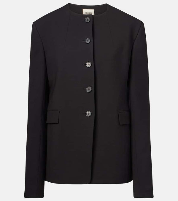 Khaite Jameson wool-blend jacket