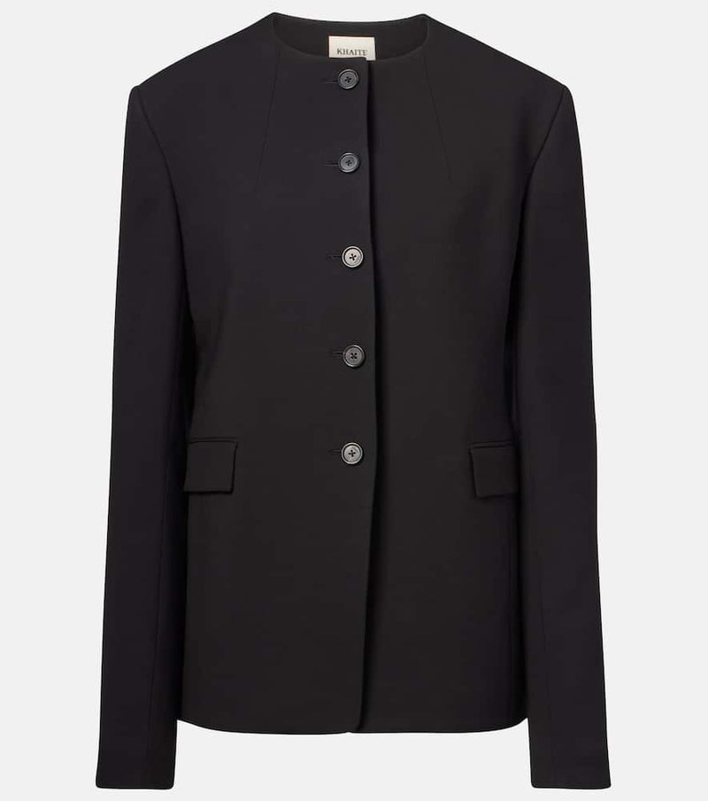 Khaite Jameson wool-blend jacket
