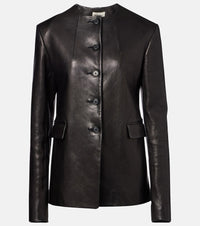 Khaite Jameson leather jacket