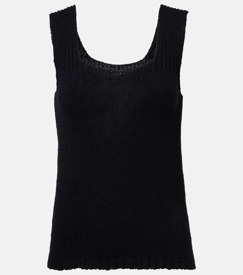 Khaite Wil knitted cotton top