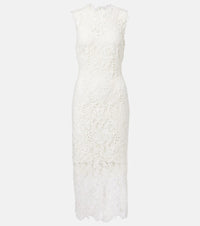 Monique Lhuillier Lace midi dress
