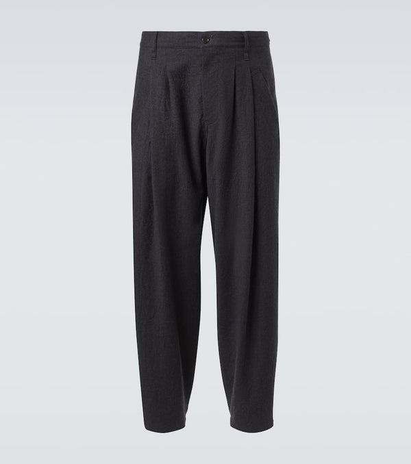 Giorgio Armani Virgin wool tapered pants