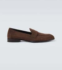 Brioni Appia leather penny loafers