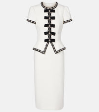 Jenny Packham Bisou crystal-embellished midi dress