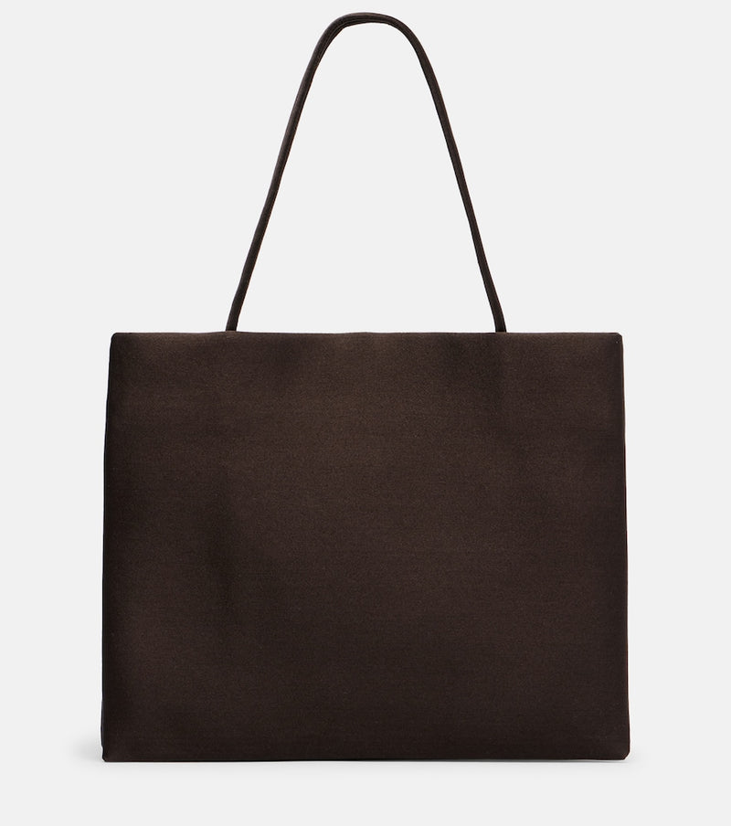 The Row Cecily satin shopper