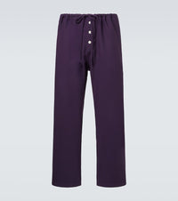 Bode Astor wool wide-leg pants