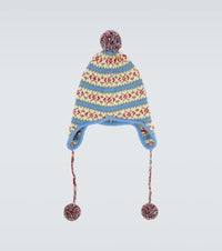 Bode Wedgewood virgin wool beanie