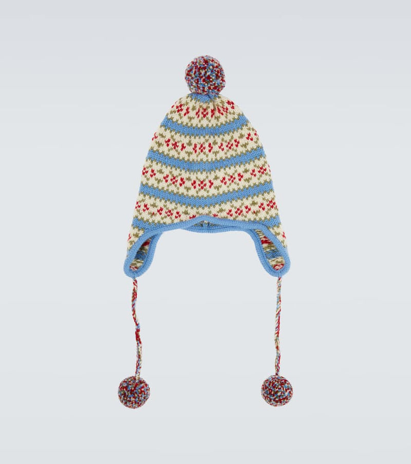 Bode Wedgewood virgin wool beanie