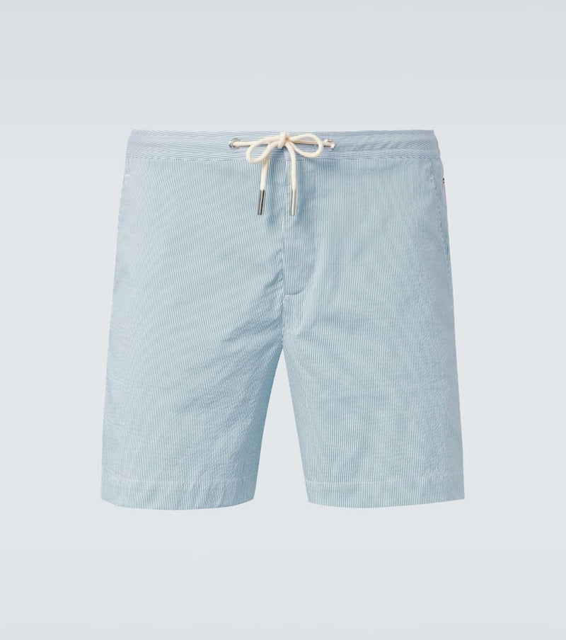 Orlebar Brown Bulldog Drawcord striped swim trunks