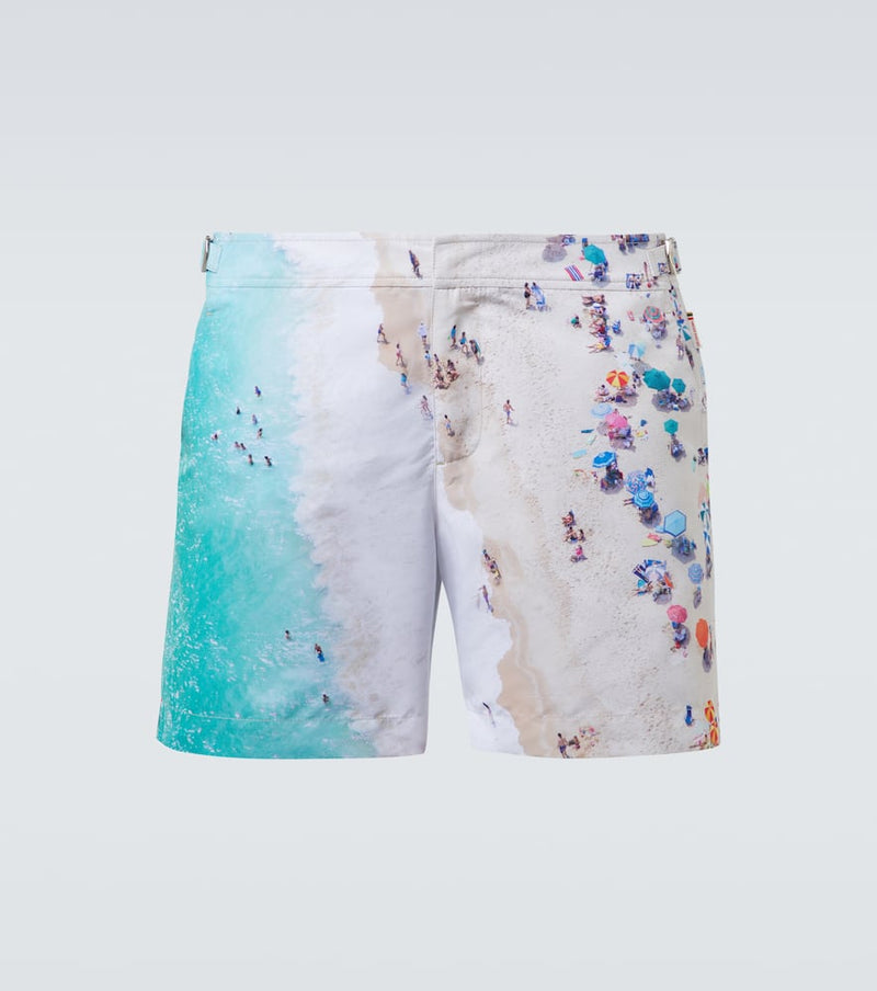 Orlebar Brown x Gray Malin Bulldog swim trunks