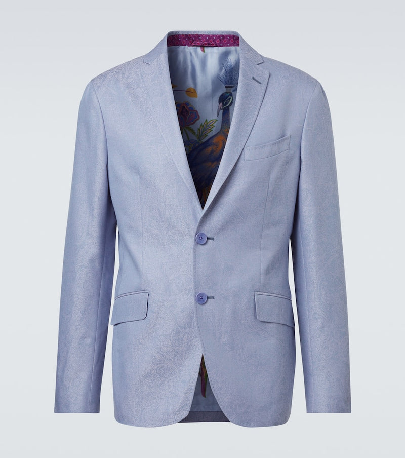 Etro Cotton jacquard blazer