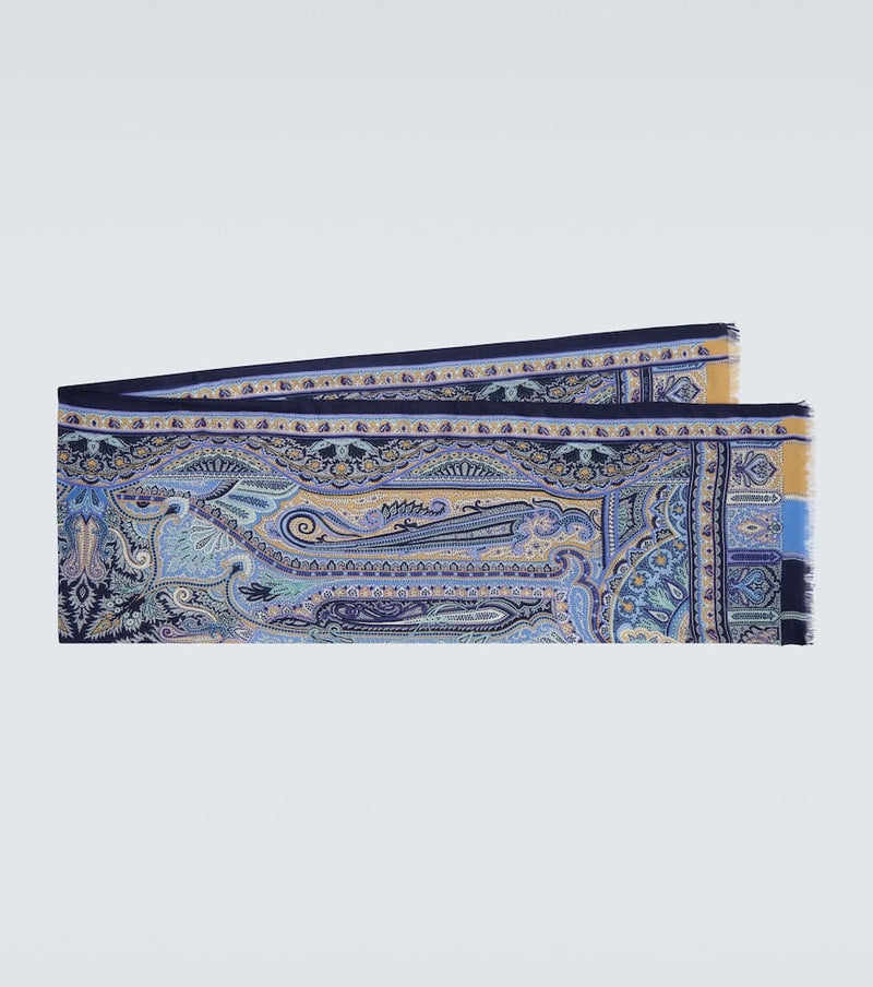 Etro Paisey printed scarf