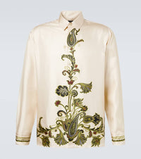 Etro Paisley silk shirt