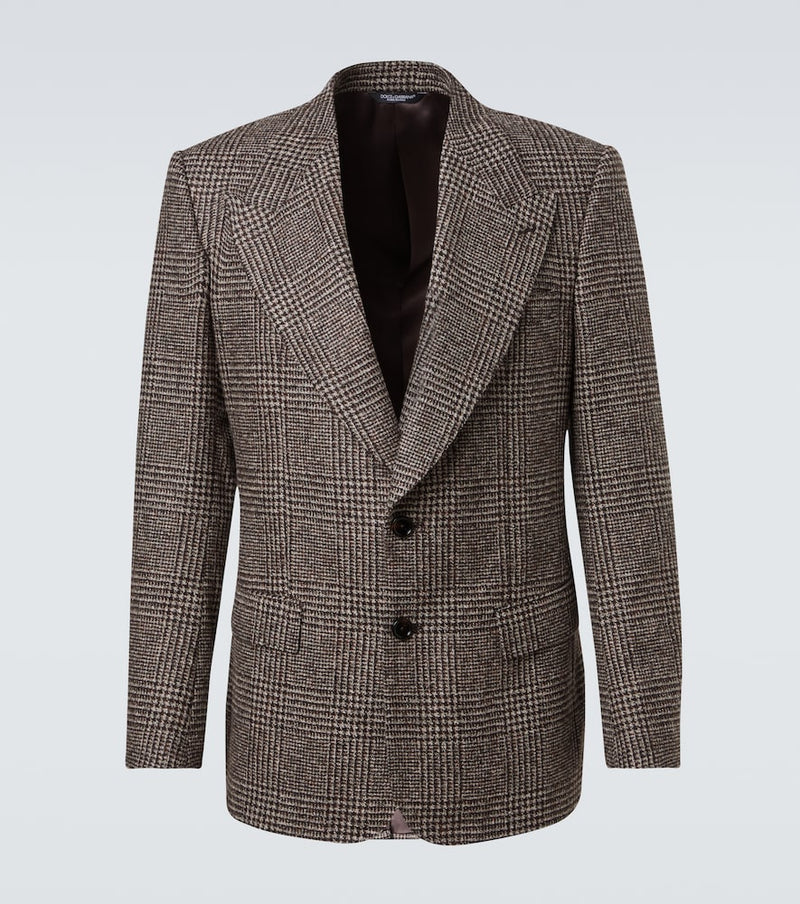 Dolce & Gabbana Checked single-breasted blazer