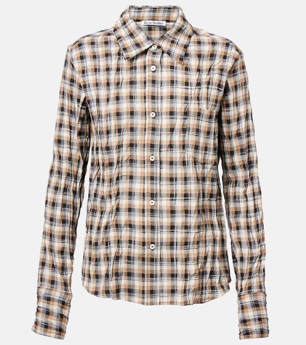 Acne Studios Logo check shirt