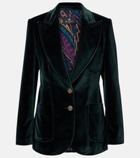 Etro Cotton velvet blazer