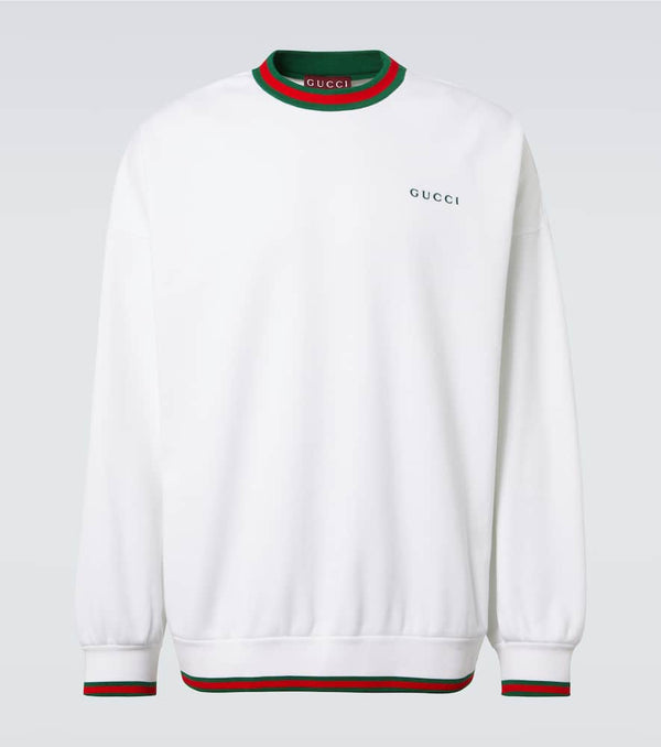 Gucci Logo cotton-blend sweatshirt