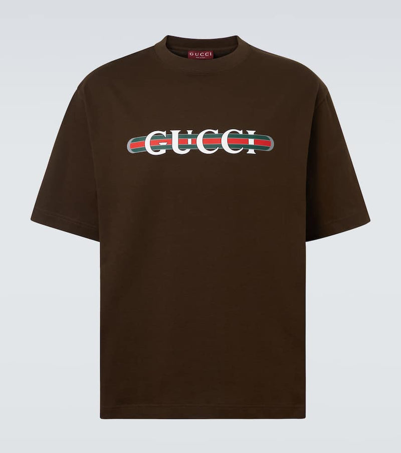 Gucci Logo cotton jersey T-shirt
