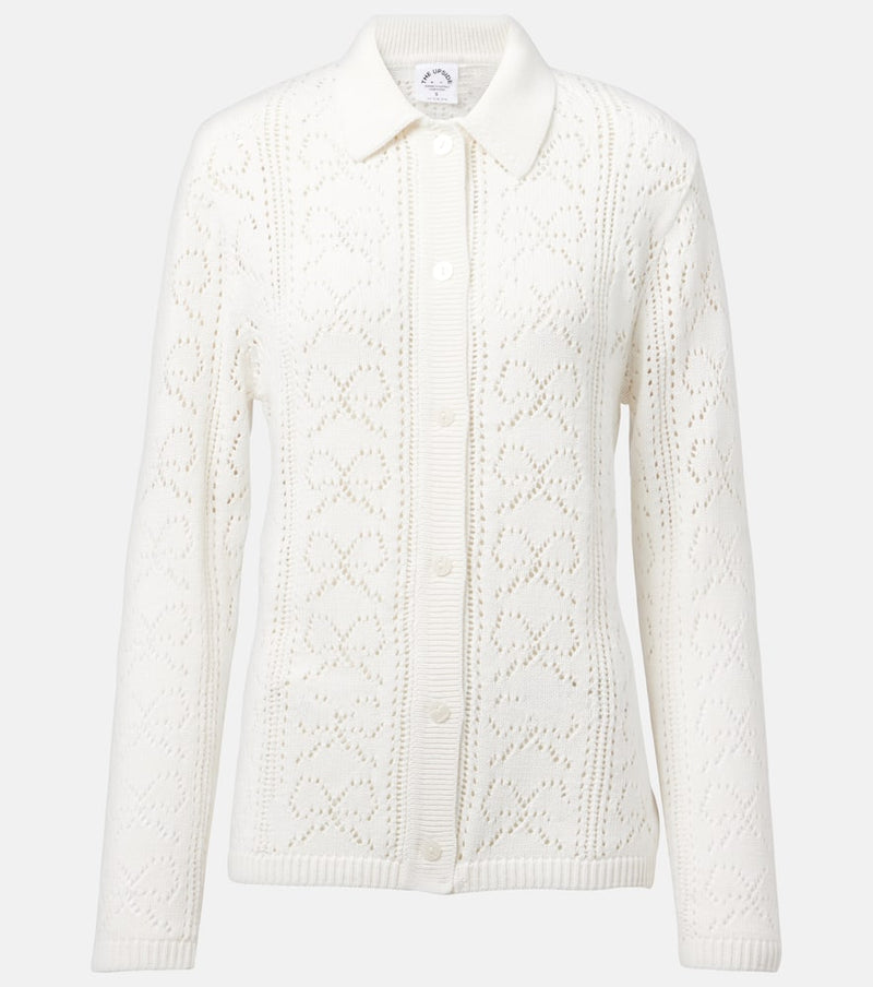 The Upside Lavalliere Malia knitted cotton shirt