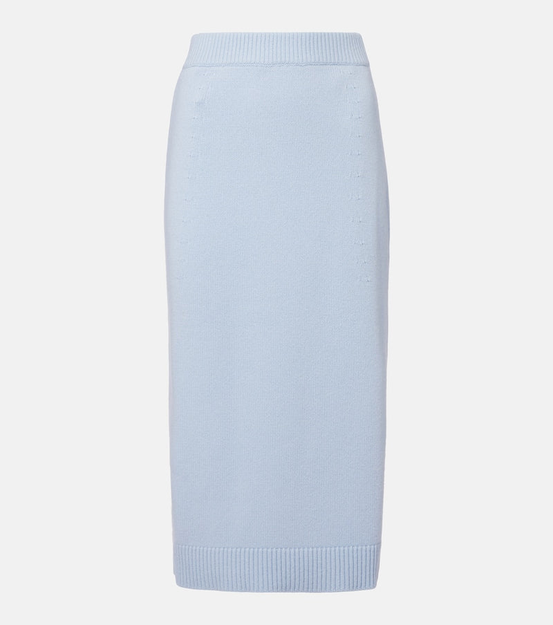 Carolina Herrera Wool and cashmere pencil skirt